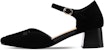 (W) Luiza Barcelos Retro Comfort Tumit Tinggi Serba Guna 'Hitam' X901539
