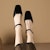(W) Luiza Barcelos Retro Comfort Tumit Tinggi Serba Guna 'Hitam' X901539