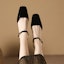 Lookbook (W) Luiza Barcelos Retro Comfort Tumit Tinggi Serba Guna 'Hitam' X901539