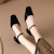 (W) Luiza Barcelos Retro Comfort Tumit Tinggi Serba Guna 'Hitam' X901539
