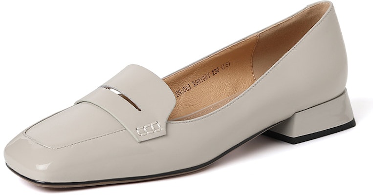 (W) Luiza Barcelos Sepatu Flat Kulit Retro 'Abu-abu' X901001 Buy (W) Luiza Barcelos Sepatu Flat Kulit Retro 'Abu-abu' X901001