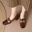 Details for (W) Luiza Barcelos Kasut Retro 'Coklat Buckle' X900890