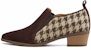(W) Luiza Barcelos Retro Hujung Runcing 'Buckle Chunky Heel Coklat' X901889