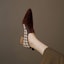 Order (W) Luiza Barcelos Retro Hujung Runcing 'Buckle Chunky Heel Coklat' X901889