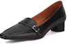 Details for (W) Luiza Barcelos Sepatu Chunky Hak Tebal 'Coklat' Retro Pointed Toe X900815