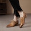 Lookbook (Women) Luiza Barcelos Retro Pointed Toe Lace-Up Chunky Heel 'Light Brown' X901167