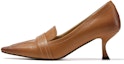 Buy (Women) Luiza Barcelos Retro Pointed Toe Stiletto 6cm 'Brown Leather' X901842