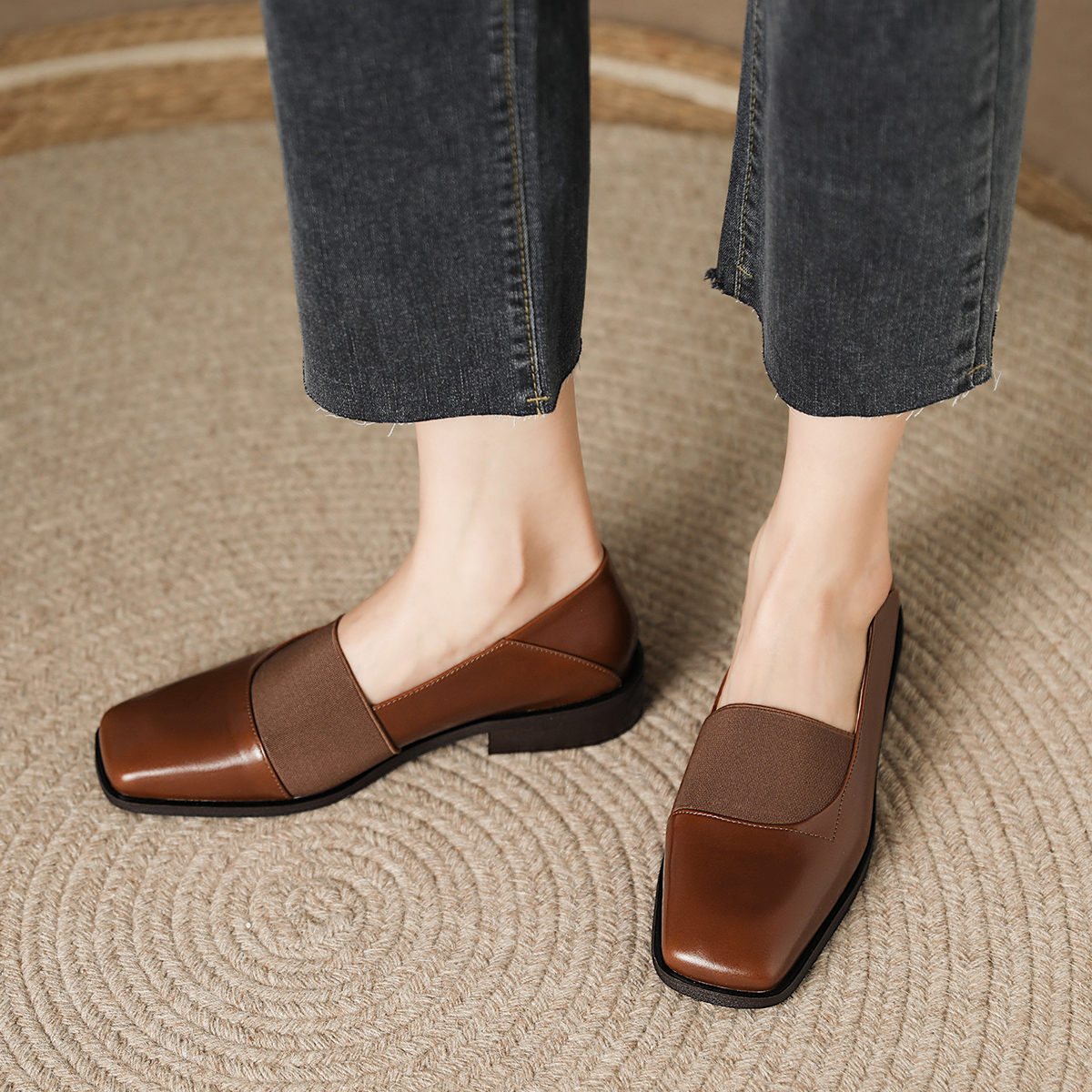 Purchase (W) 루이자 바르셀로스 레트로 チャンキー힐 (캐주얼 브라운) X900819