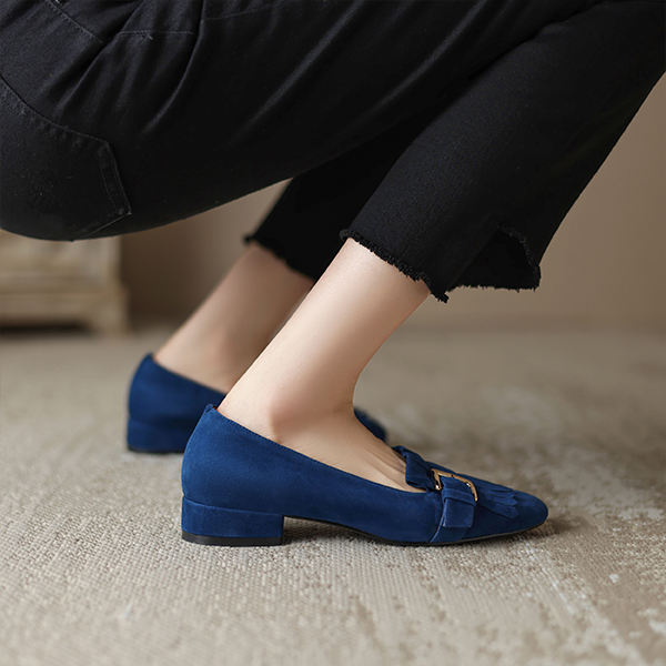 Shop (Women) Luiza Barcelos Retro Tassel 'Metallic Buckle Blue' X901916