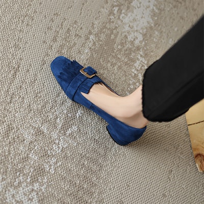 (Women) Luiza Barcelos Retro Tassel 'Metallic Buckle Blue' X901916 Details for (Women) Luiza Barcelos Retro Tassel 'Metallic Buckle Blue' X901916