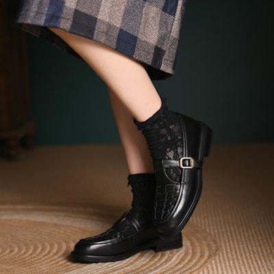 (W) Zapatillas Retro de Cuero Tejido Luiza Barcelos 'Moda Casual'. X900583 Details for (W) Zapatillas Retro de Cuero Tejido Luiza Barcelos 'Moda Casual'. X900583