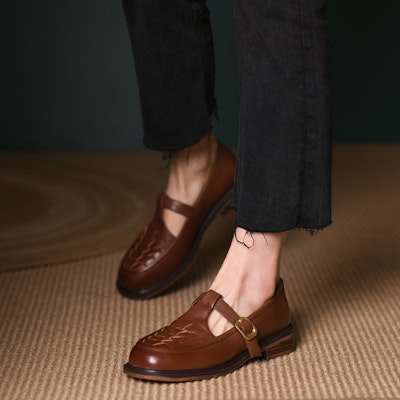 (W) Zapatillas Retro de Cuero Tejido Luiza Barcelos 'Moda Casual'. X900583 Cheap (W) Zapatillas Retro de Cuero Tejido Luiza Barcelos 'Moda Casual'. X900583