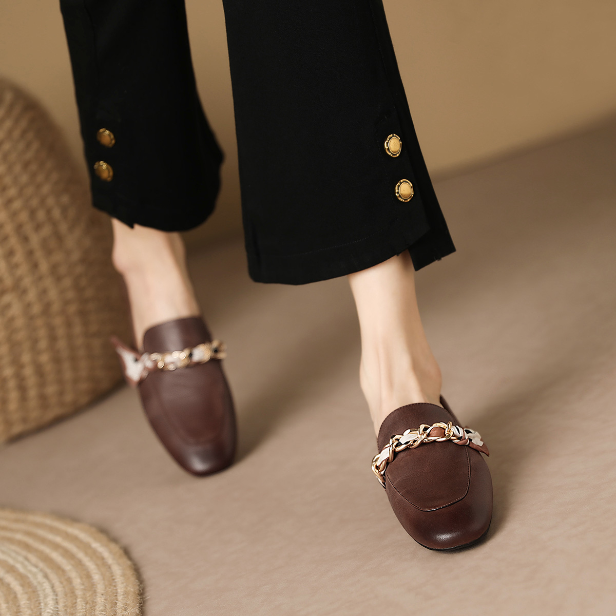 (W) Luiza Barcelos Ribbon CMFT Fashion Low Heel 'Casual Flat' 圖 11