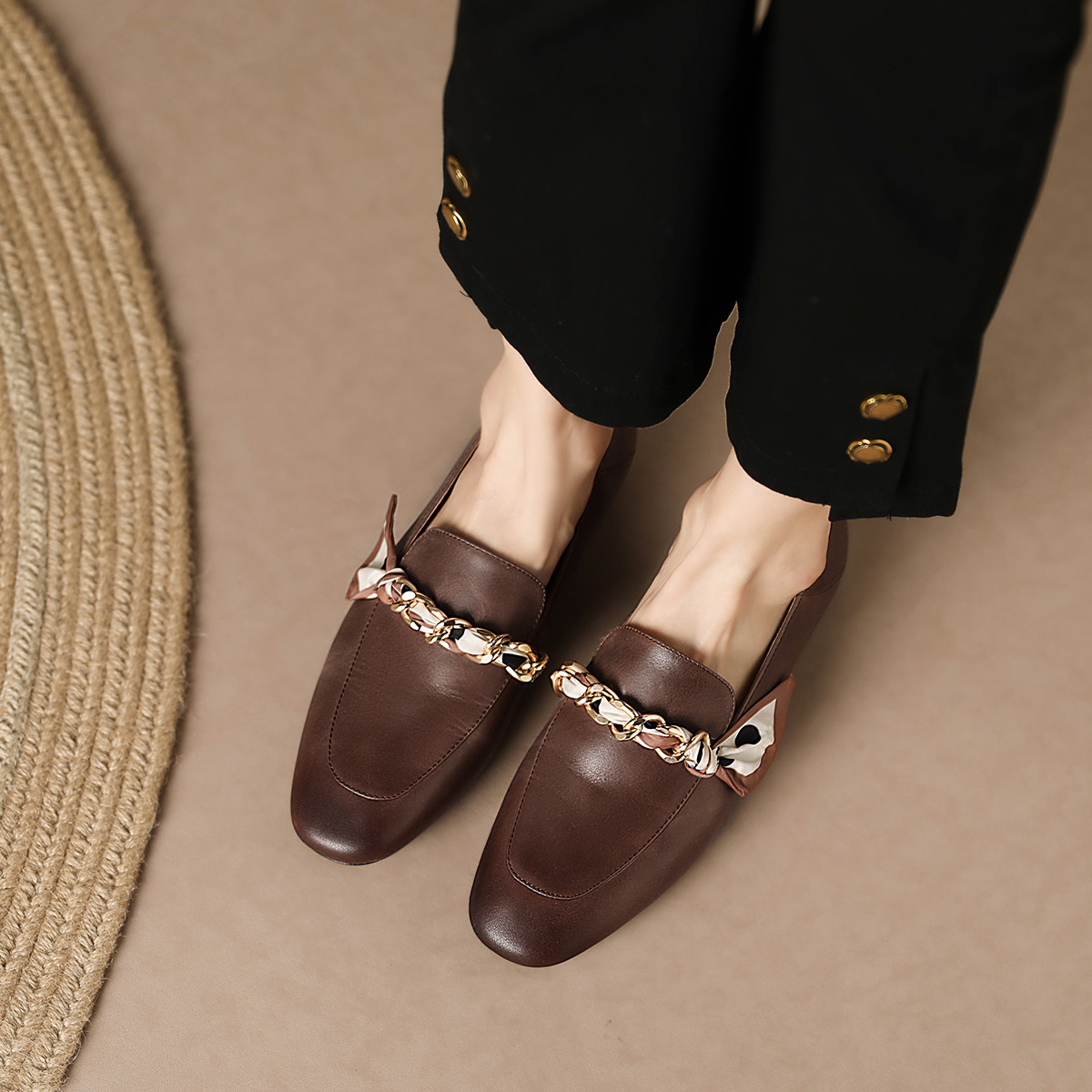 (W) Luiza Barcelos Ribbon CMFT Fashion Low Heel 'Casual Flat' 圖 12