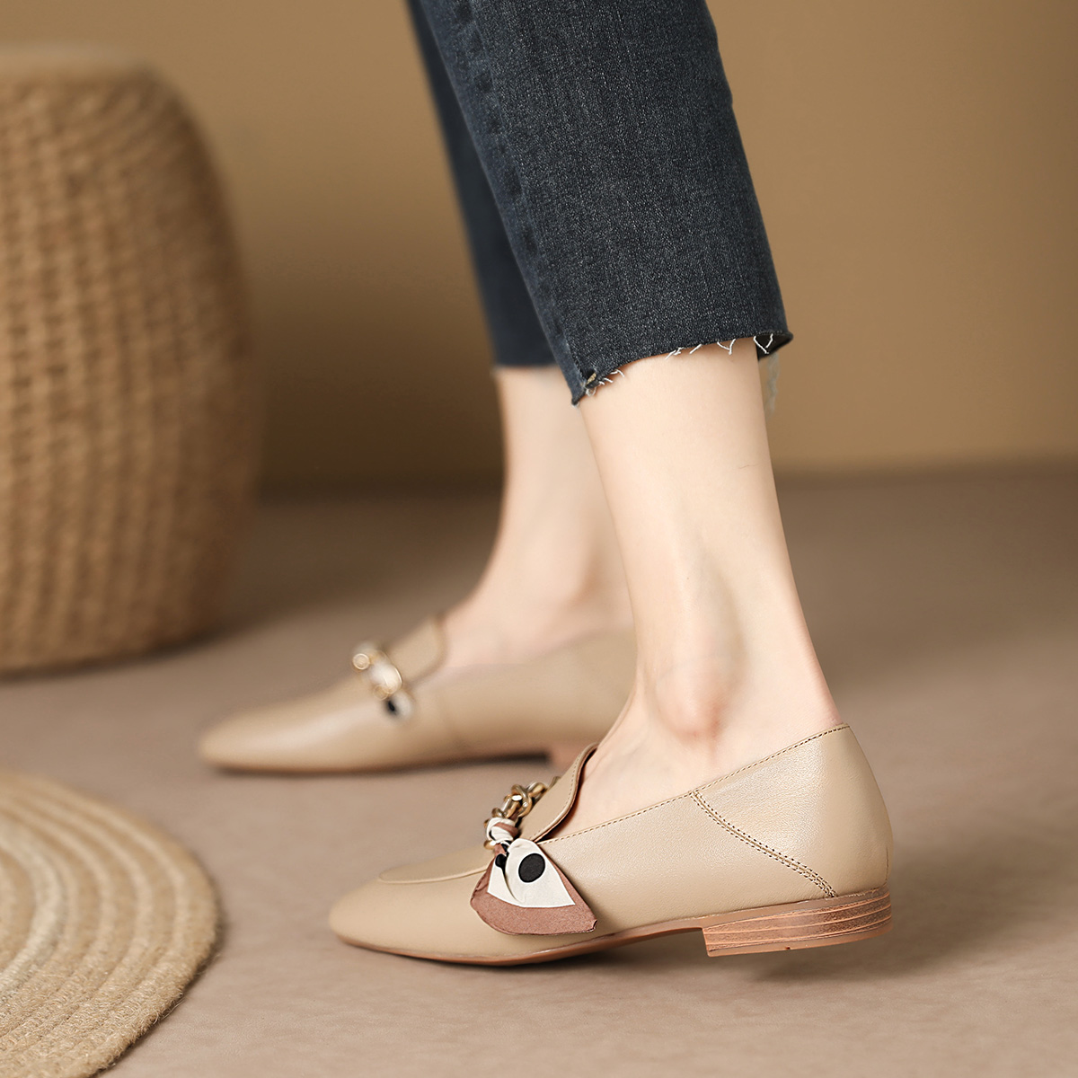 (W) Luiza Barcelos Ribbon CMFT Fashion Low Heel 'Casual Flat' 圖 3