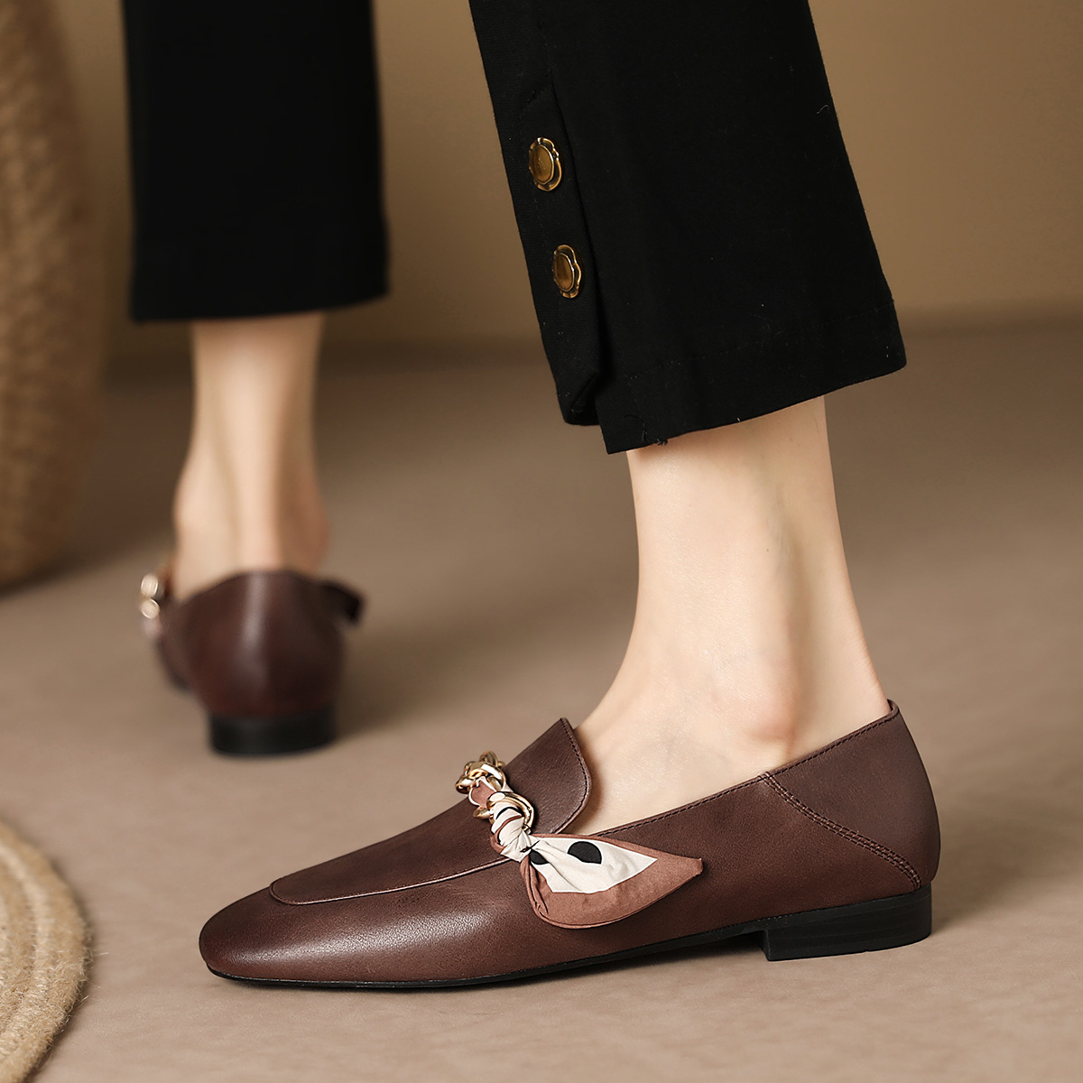 (W) Luiza Barcelos Ribbon CMFT Fashion Low Heel 'Casual Flat' 圖 8