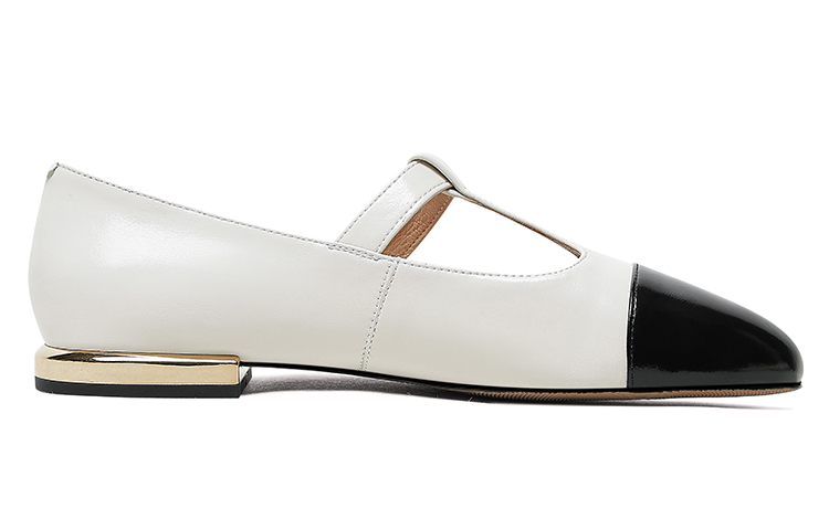 Order (W) Luiza Barcelos Round-Toe Mary Jane 'Beige Hitam' X900818