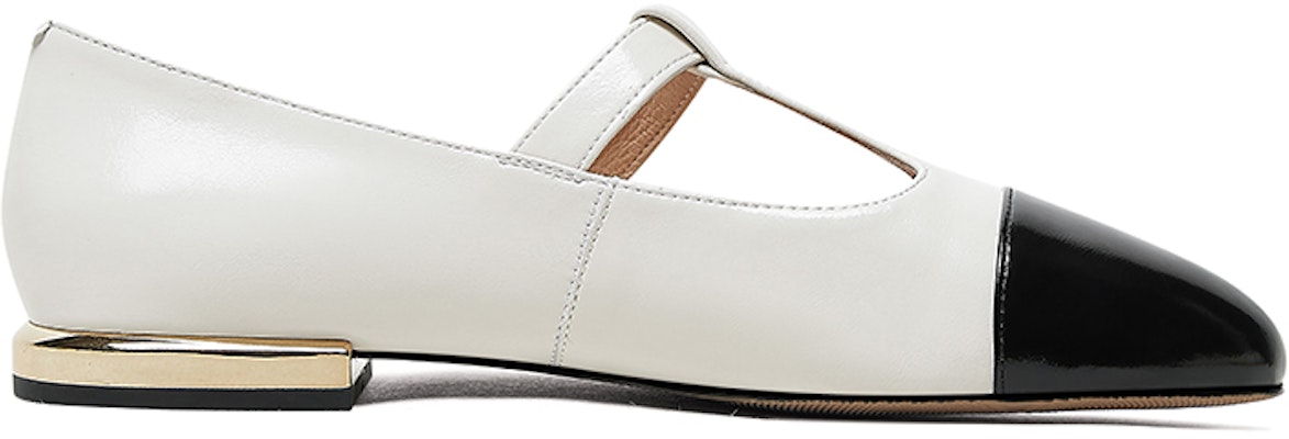 (W) Luiza Barcelos Round-Toe Mary Jane 'Beige Hitam' X900818 Order (W) Luiza Barcelos Round-Toe Mary Jane 'Beige Hitam' X900818