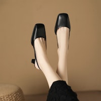 (W) Luiza Barcelos圆头粗跟鞋'黑色舒适' X901453 Order (W) Luiza Barcelos圆头粗跟鞋'黑色舒适' X901453