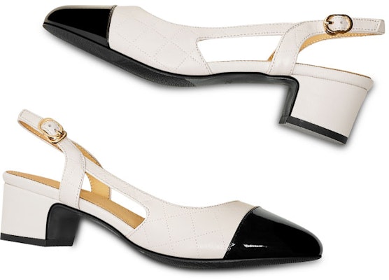 Luiza Barcelos 牛皮圓頭搭扣粗高跟鞋 4.3cm 女款 Shop Luiza Barcelos 牛皮圓頭搭扣粗高跟鞋 4.3cm 女款