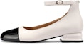 Buy (W) Luiza Barcelos Kasut Rata Buckle Bulat 'Beige Hitam' X900867