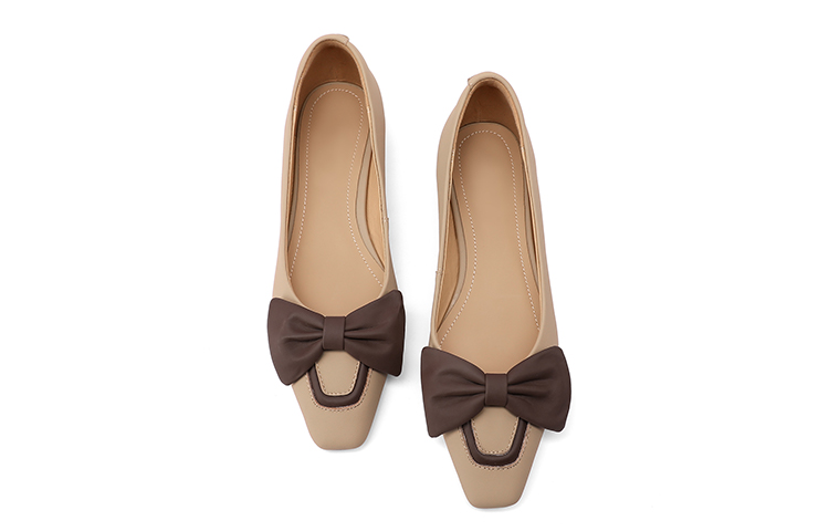 (W) Luiza Barcelos Round Toe Casual Flat 'Apricot Bow' 圖 11