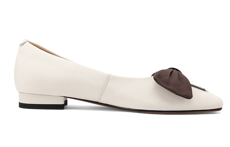 (W) Luiza Barcelos Round Toe Casual Flat 'Apricot Bow' 圖 2