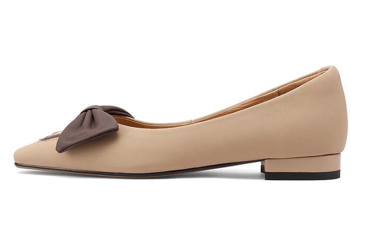 (W) Luiza Barcelos Round Toe Casual Flat 'Apricot Bow' 圖 7