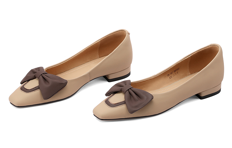 (W) Luiza Barcelos Round Toe Casual Flat 'Apricot Bow' 圖 9