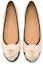 Shop (W) Luiza Barcelos Kasut Rata Hujung Bulat 'Beige Floral' X900813