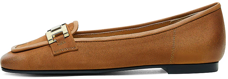 women-luiza-barcelos-round-toe-casual-flats-brown-with-metal-buckle-x901002