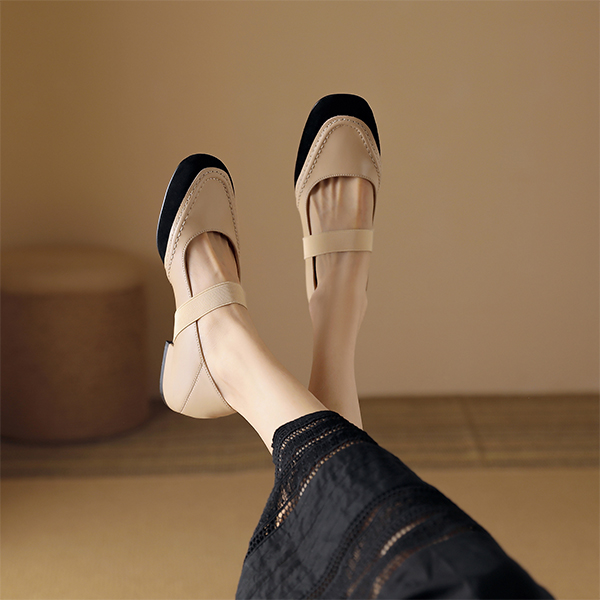 (W) Luiza Barcelos Round Toe Chunky Heel 'Apricot Delight' 圖 2