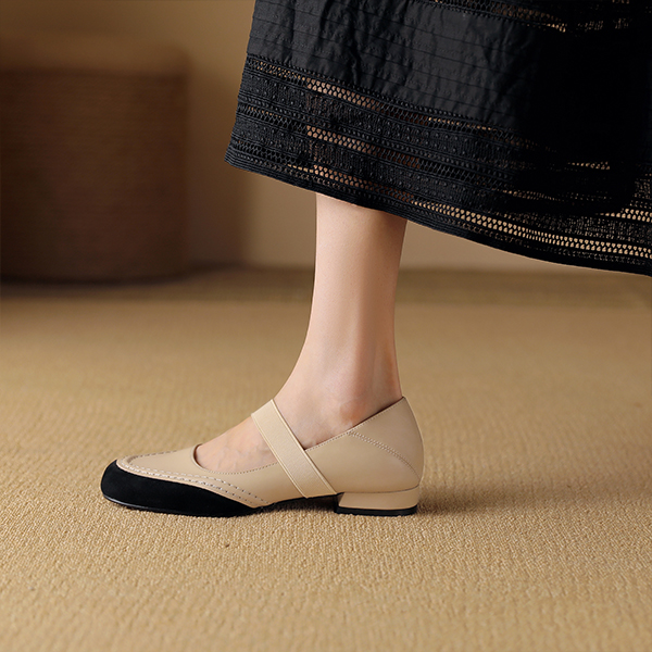 (W) Luiza Barcelos Round Toe Chunky Heel 'Apricot Delight' 圖 5