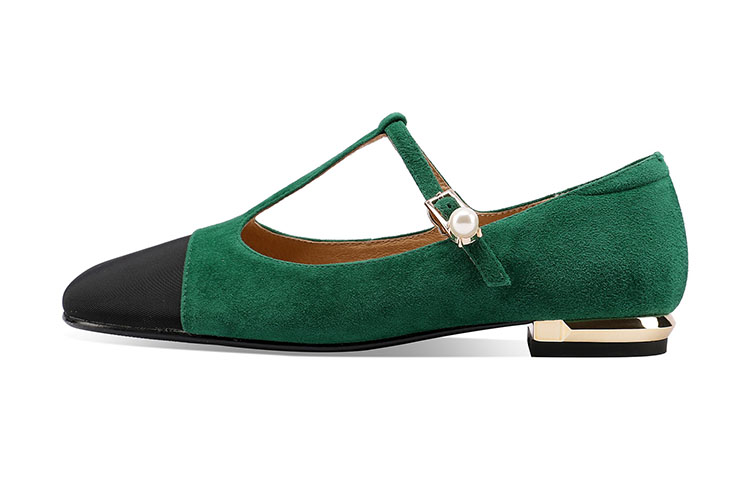 (Women) Luiza Barcelos Round Toe Chunky Heel 'Casual Green' X900951