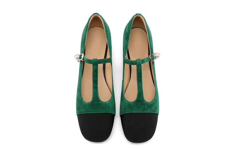 Lookbook (W) 루이자 바르셀로스 청키힐 (캐주얼 그린) X900951