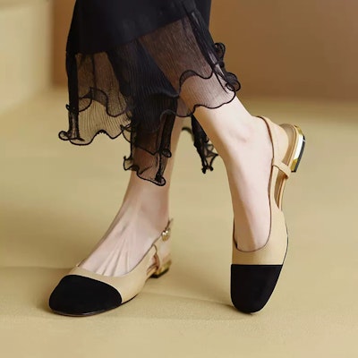 (W) 루이자 바르셀로스 버클 로퍼 (애프리콧 블랙) X901131 Details for (W) 루이자 바르셀로스 버클 로퍼 (애프리콧 블랙) X901131