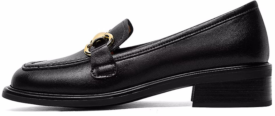 (Women) Luiza Barcelos Round Toe Deep Mouth Casual Loafer 'Black Horsebit' X901040 Buy (Women) Luiza Barcelos Round Toe Deep Mouth Casual Loafer 'Black Horsebit' X901040