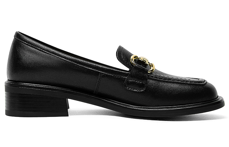 Order (W) (レディース) ルイザ バーセロス ラウンドトゥ カジュアルローファー 'ブラックホースビット' X901040 X901040