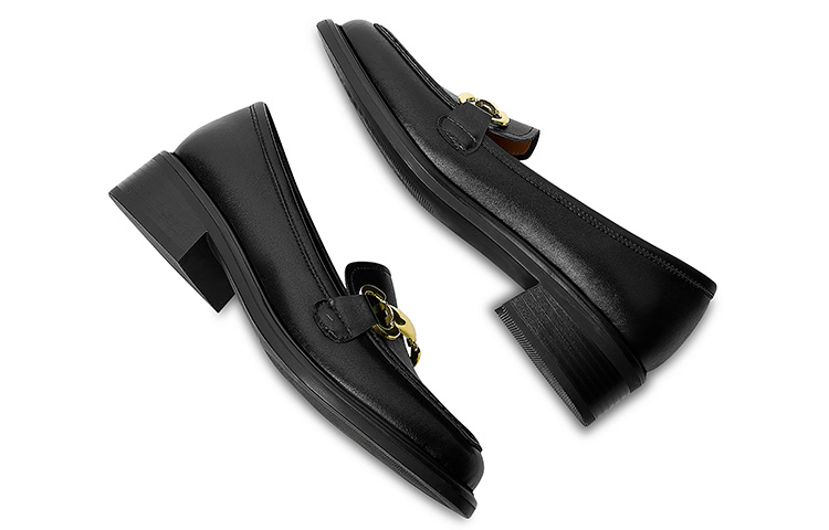 Shop (W) (レディース) ルイザ バーセロス ラウンドトゥ カジュアルローファー 'ブラックホースビット' X901040 X901040