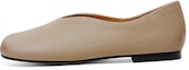 Buy (W) ルイザ・バルセロス ラウンドトゥ ディープV カジュアルフラット「アプリコット」X901106 X901106