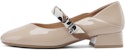 (Women) Luiza Barcelos Round Toe Elegant Ribbon Sneakers 'Apricot' X901963
