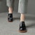 (Women) Luiza Barcelos Round Toe Fashion Chunky Heel 'Leather 5.5cm' X901055