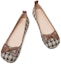 Purchase (W) Luiza Barcelos Kasut Rata Corak Houndstooth dengan Reben 'Coklat' X900876