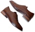 Purchase (W) Luiza Barcelos Tumit Ketul Berlubang Hujung Bulat 'Coklat' X901036