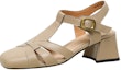 Buy (W) Luiza Barcelos Tumit Tebal Tenun Bertali Sandal 'Apricot' X901375