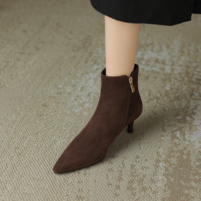 (W) Luiza Barcelos 黑色绒面短靴 X902149 Purchase (W) Luiza Barcelos 黑色绒面短靴 X902149