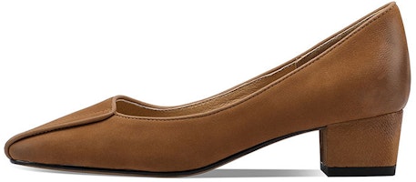 (Women) Luiza Barcelos Slip-On Chunky High Heels 'Brown' X901017 (Women) Luiza Barcelos Slip-On Chunky High Heels 'Brown' X901017