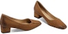 (W) Luiza Barcelos Slip-On Tumit Tinggi Chunky 'Coklat' X901017
