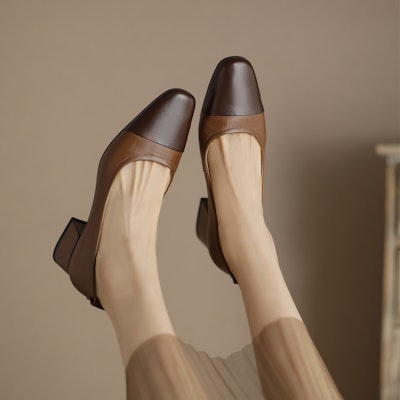 (W) Luiza Barcelos Tumit Slip-On 'Coklat Muda' X901902 Order (W) Luiza Barcelos Tumit Slip-On 'Coklat Muda' X901902