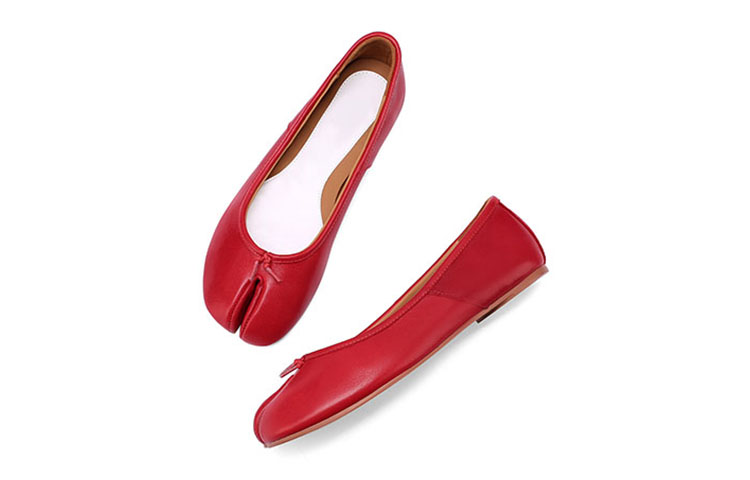 Cheap (W) (女性用) Luiza Barcelos スプリットトゥ シープスキン フラットシューズ 'シングルシュー' X900821 X900821